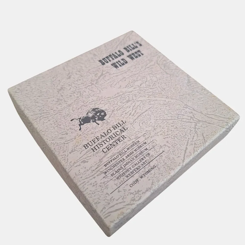 Vintage Pimpernel Coasters Buffalo Bill Wild West Made in England Six Boxed (6)